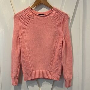 J. Crew The 1988 Rollneck Sweater Sweet Jasmine Pink Size XXS